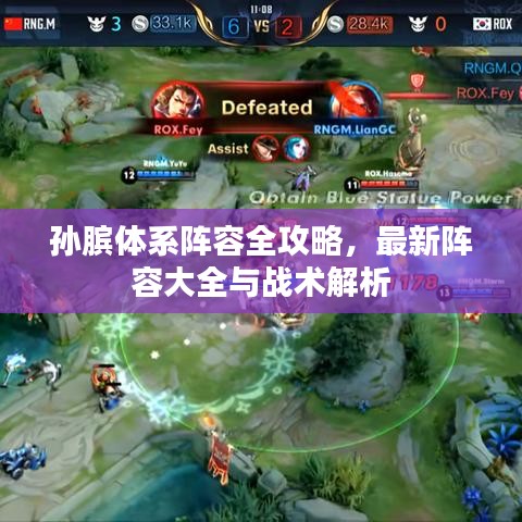 孙膑体系阵容全攻略，最新阵容大全与战术解析