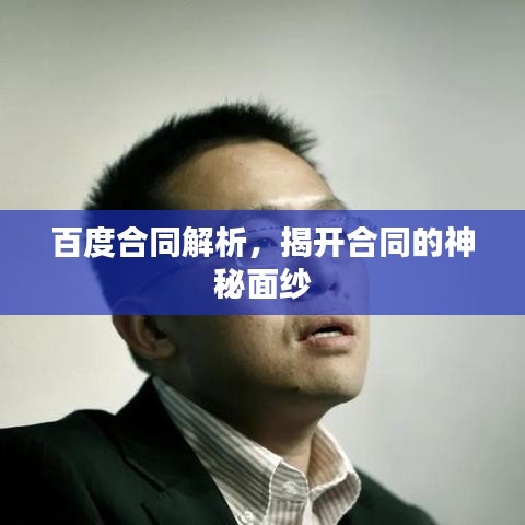 百度合同解析，揭开合同的神秘面纱