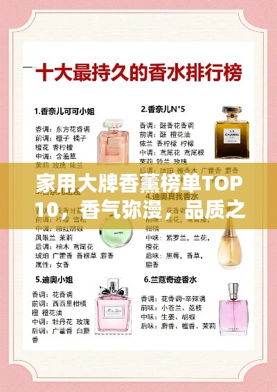 家用大牌香薰榜单TOP10，香气弥漫，品质之选