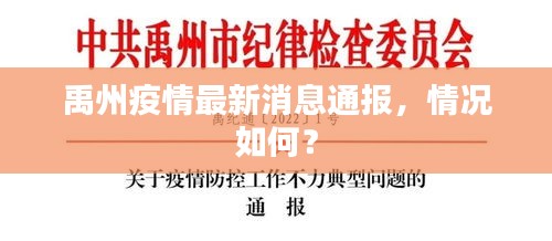 禹州疫情最新消息通报，情况如何？