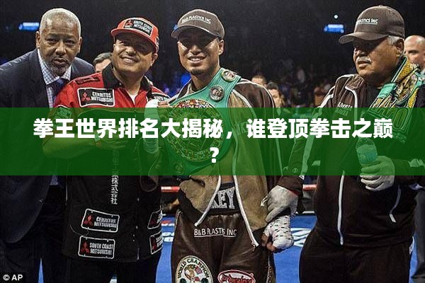拳王世界排名大揭秘，谁登顶拳击之巅？