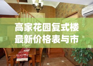 高家花园复式楼最新价格表与市场趋势深度解析