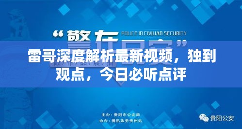 雷哥深度解析最新视频，独到观点，今日必听点评