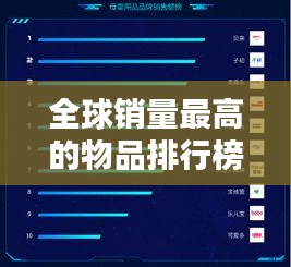 全球销量最高的物品排行榜，揭秘最受欢迎的神秘物品！