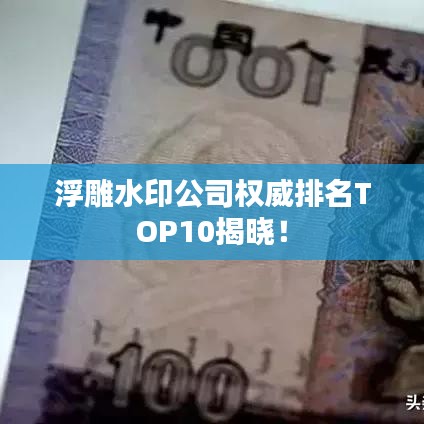 浮雕水印公司权威排名TOP10揭晓！