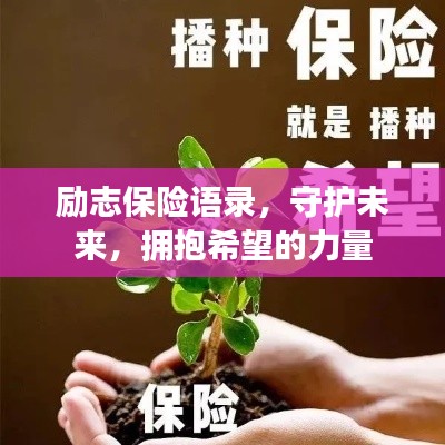 励志保险语录，守护未来，拥抱希望的力量