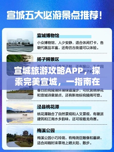 宣城旅游攻略APP，探索完美宣城，一指南在手，畅游无忧！