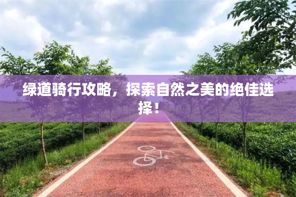 绿道骑行攻略，探索自然之美的绝佳选择！