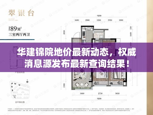 华建锦院地价最新动态，权威消息源发布最新查询结果！